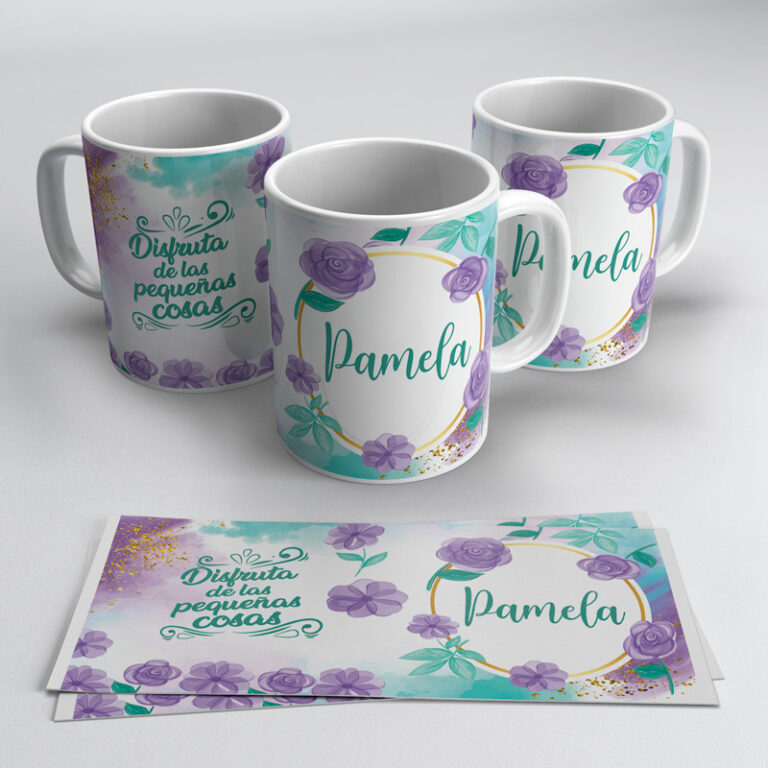 Plantillas Para Tazas Con La Frase Disfruta De Las Peque As Cosas