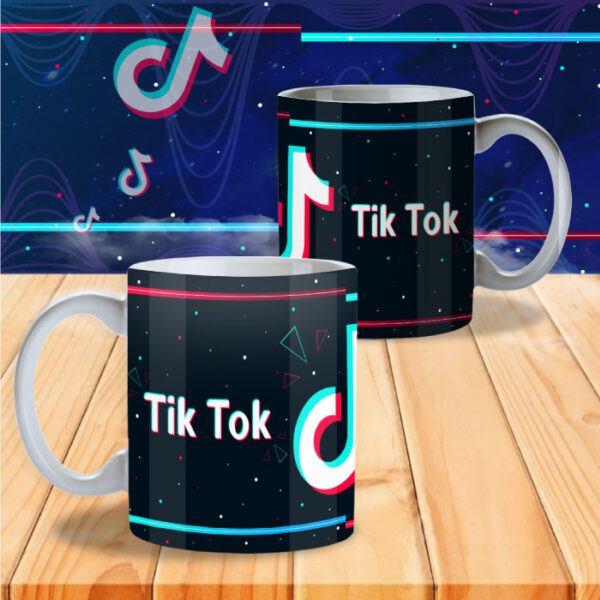 Plantillas para sublimar tazas de Tik Tok 12 Diseños