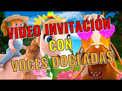 🥇 Video Invitación de la Granja de Zenón (Niña) | Tarjetas virtuales | Invitación digital
