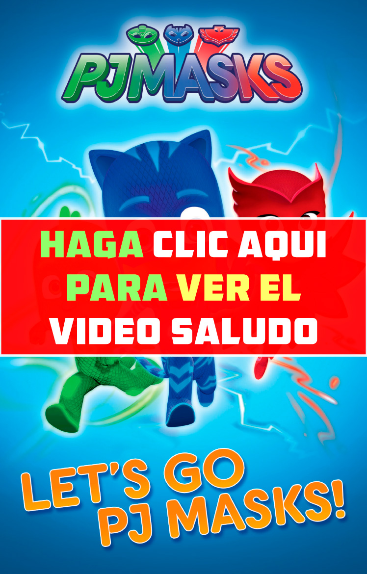 Video saludo de cumpleaños de PJ Masks 2023 - Personalizado